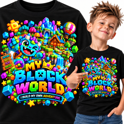 KOSZULKA DZIECIĘCA DZIEŃ CHŁOPAKA my world